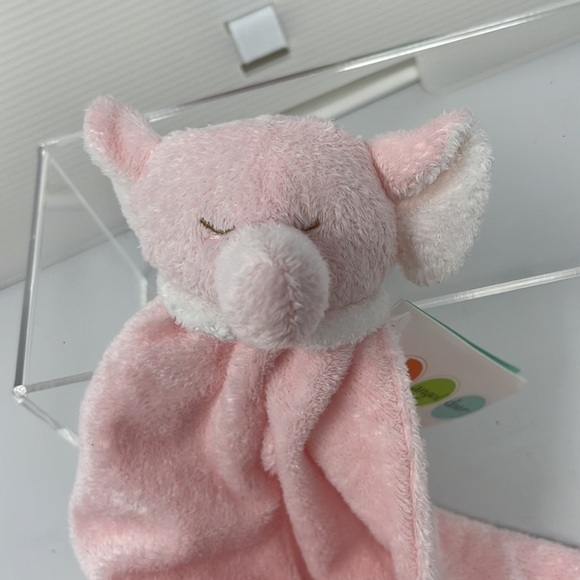 Angel Dear Baby Lovey Security Blanket Elephant NWT Pink plush - Picture 2 of 10